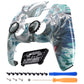 eXtremeRate LUNA Redesigned Replacement Front Shell with Touchpad Compatible with PS5 Controller BDM-010/020/030/040/050/060 - Jade Dragon - Cloud Dominator