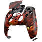 eXtremeRate LUNA Redesigned Replacement Front Shell with Touchpad Compatible with PS5 Controller BDM-010/020/030/040/050 - Purgatory Fire Serpent
