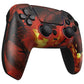 eXtremeRate LUNA Redesigned Replacement Front Shell with Touchpad Compatible with PS5 Controller BDM-010/020/030/040/050 - Purgatory Fire Serpent