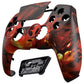 eXtremeRate LUNA Redesigned Replacement Front Shell with Touchpad Compatible with PS5 Controller BDM-010/020/030/040/050 - Purgatory Fire Serpent