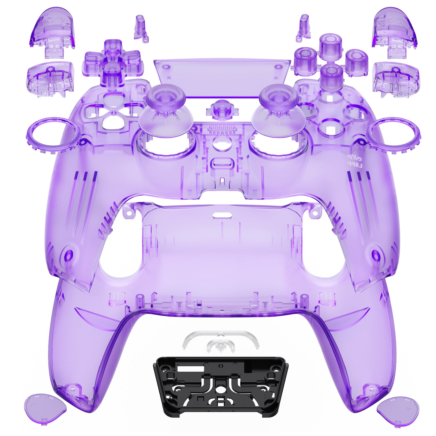 eXtremeRate PS5 Controller LUNA Redesigned Full Set Shells with