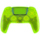 eXtremeRate LUNA Redesigned Replacement Full Set Shells with Buttons Compatible with PS5 Controller BDM-030/040/050 - Clear Lime Green