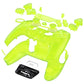 eXtremeRate LUNA Redesigned Replacement Full Set Shells with Buttons Compatible with PS5 Controller BDM-030/040/050 - Clear Lime Green