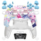 eXtremeRate LUNA Redesigned Replacement Full Set Shells with Buttons Compatible with PS5 Controller BDM-030/040/050 - MeWoow
