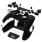 eXtremeRate LUNA Redesigned Replacement Full Set Shells with Buttons Compatible with PS5 Controller BDM-030/040/050/060 - Black