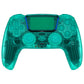 eXtremeRate LUNA Redesigned Replacement Full Set Shells with Buttons Compatible with PS5 Controller BDM-030/040/050/060 - Emerald Green