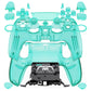 eXtremeRate LUNA Redesigned Replacement Full Set Shells with Buttons Compatible with PS5 Controller BDM-030/040/050/060 - Emerald Green