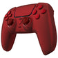 eXtremeRate LUNA Redesigned Replacement Full Set Shells with Buttons Compatible with PS5 Controller BDM-030/040/050/060 - Scarlet Red