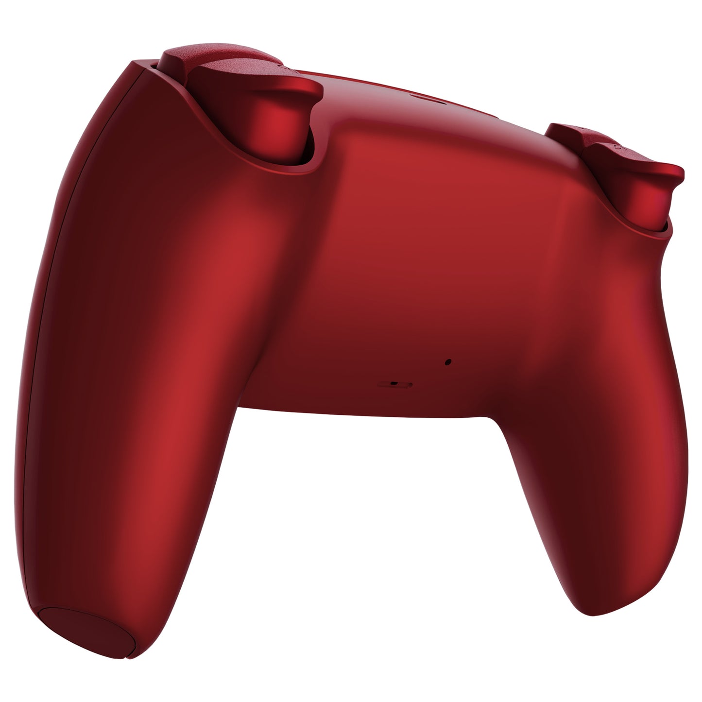 eXtremeRate LUNA Redesigned Replacement Full Set Shells with Buttons Compatible with PS5 Controller BDM-030/040/050/060 - Scarlet Red