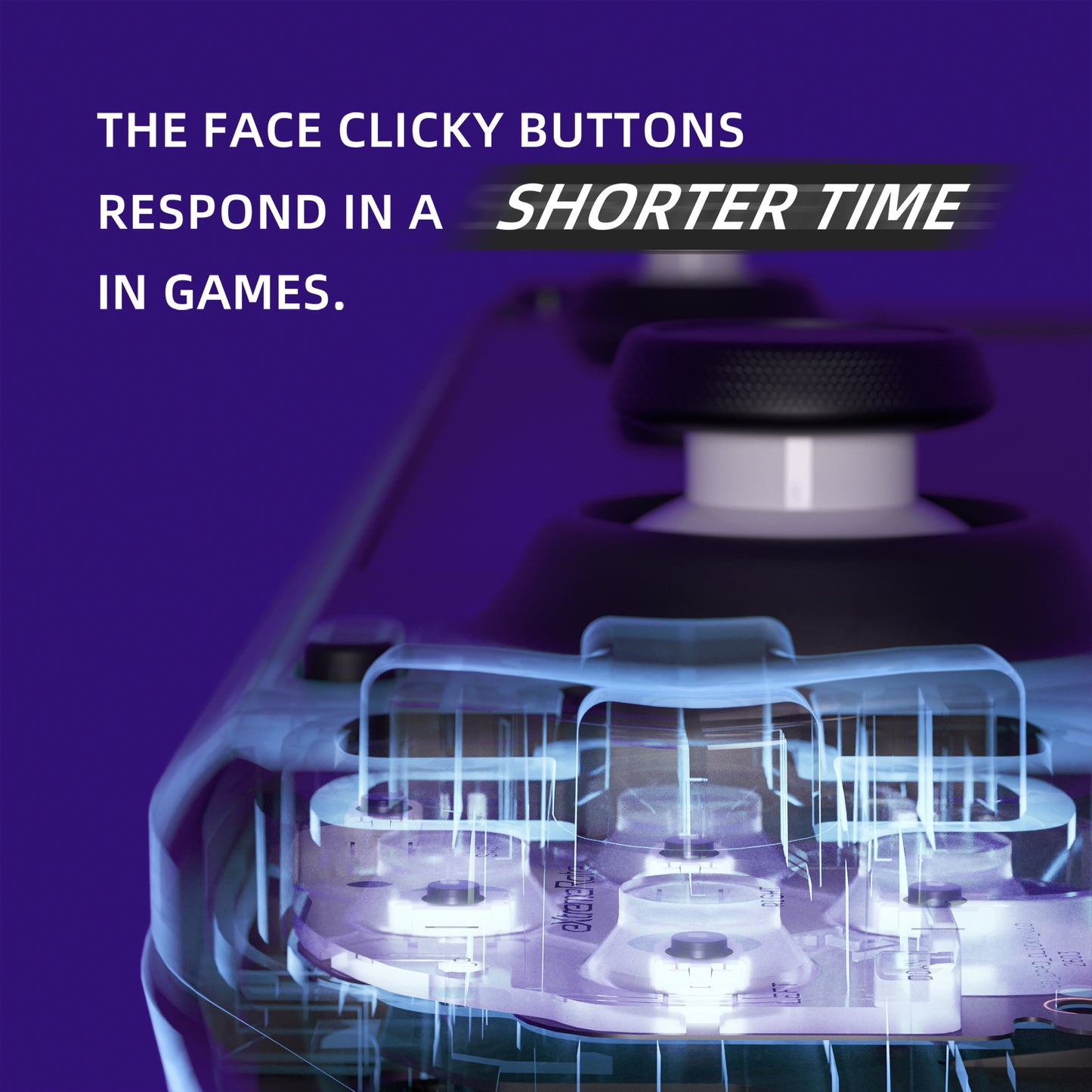 eXtremeRate Light Version Face Clicky Kit for Steam Deck LCD