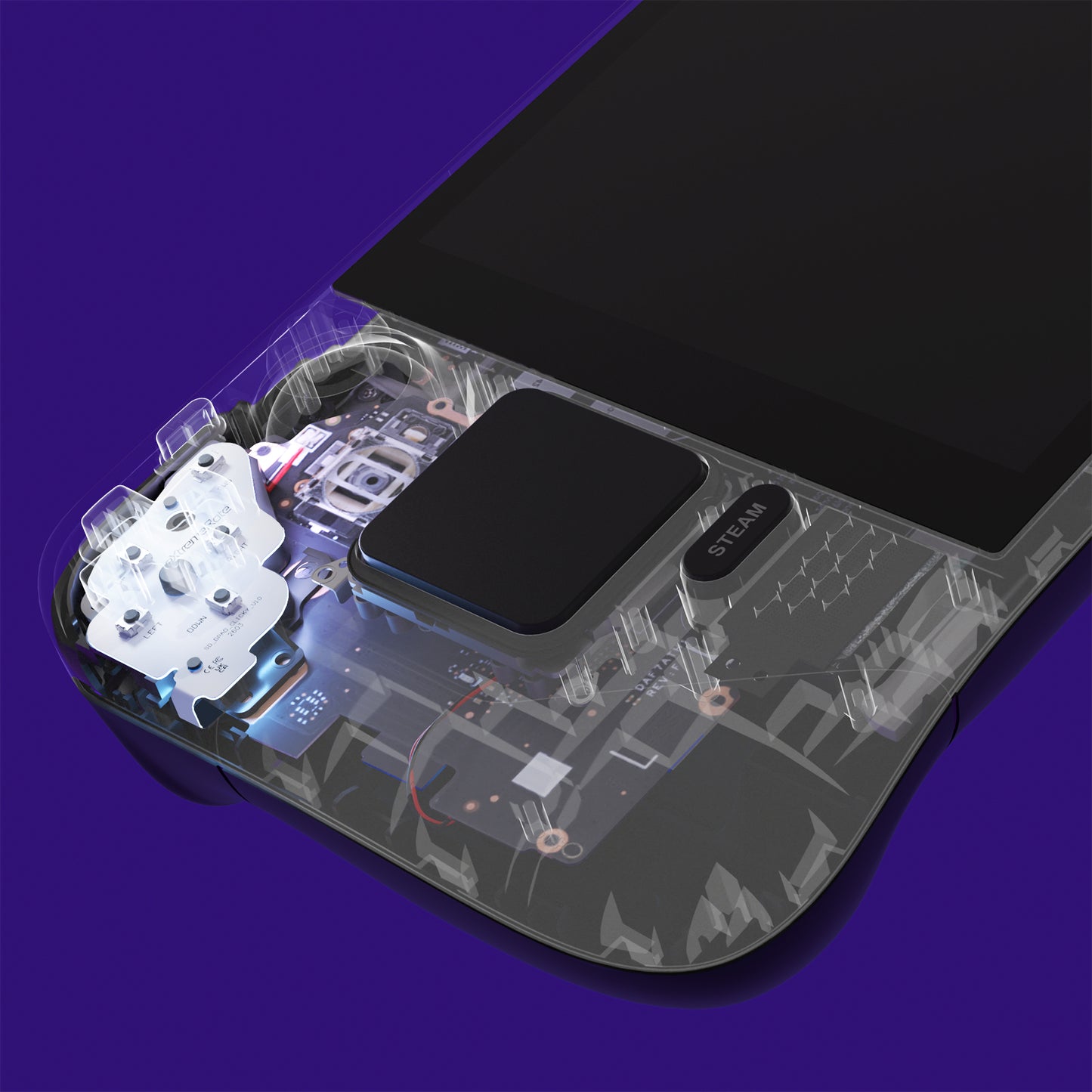 eXtremeRate Light Version Face Clicky Kit for Steam Deck LCD