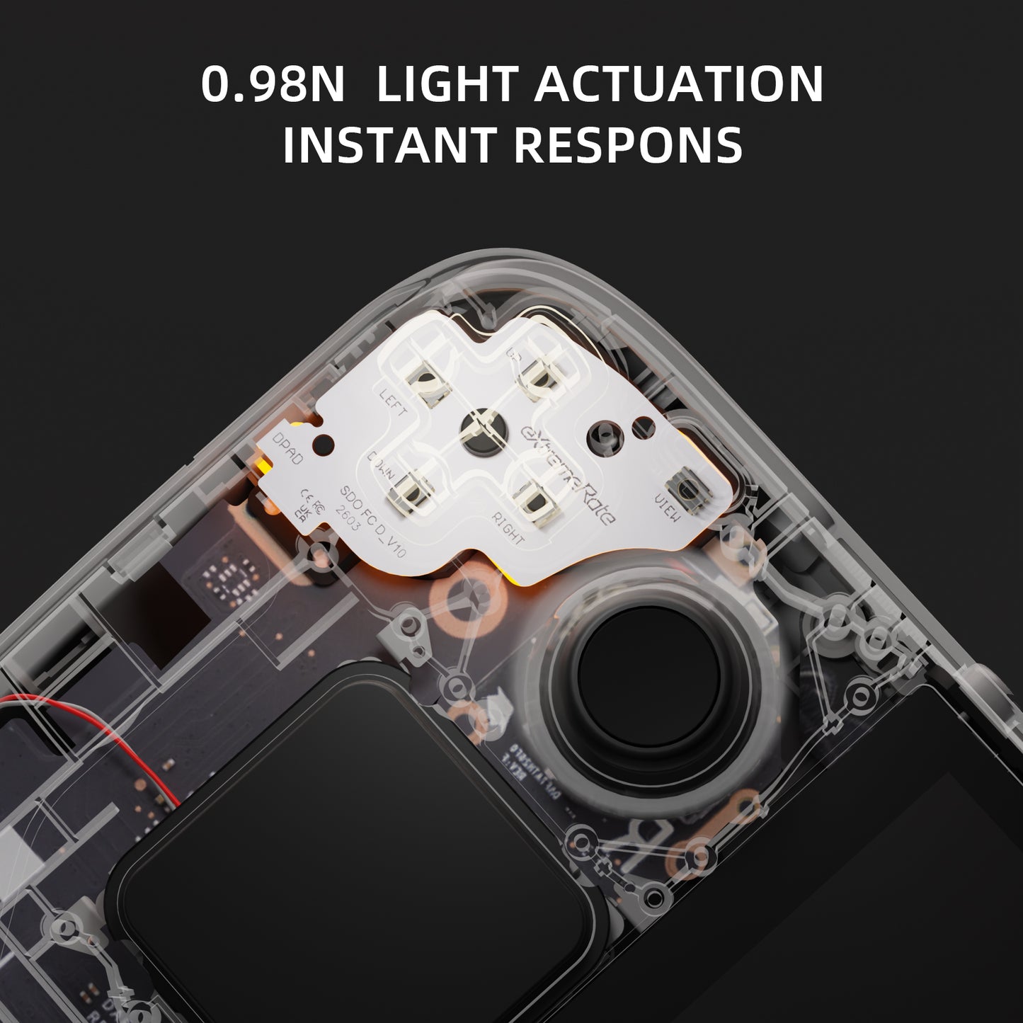 eXtremeRate Light Version Face Clicky Kit for Steam Deck OLED