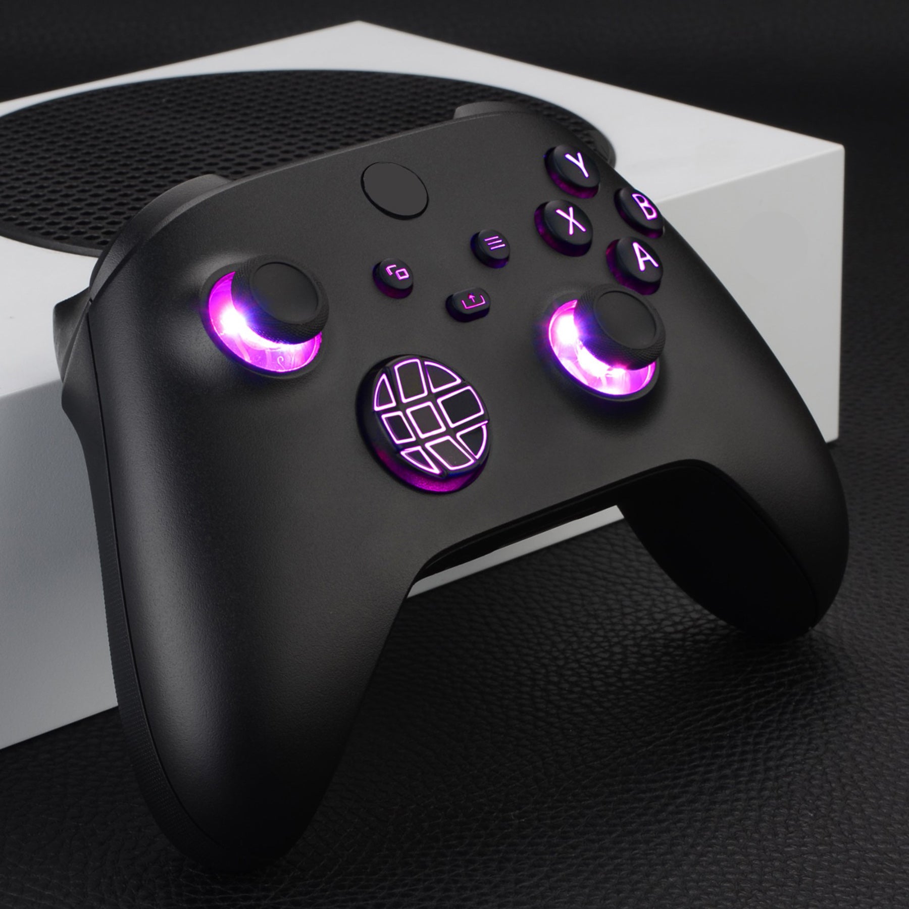 eXtremeRate Multi-Colors Luminated D-pad Thumbsticks Start Back