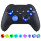 eXtremeRate Multi-Colors Luminated Buttons DTF V2 LED Kit for Xbox Series X & S Controller - Chameleon Purple Blue