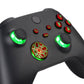 eXtremeRate Multi-Colors Luminated Buttons DTF V2 LED Kit for Xbox Series X & S Controller - Scarlet Red