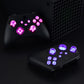 eXtremeRate Multi-Colors Luminated Buttons DTF V3 LED Kit for Xbox Series X & S Controller - Transparent Clear eXtremeRate