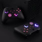 eXtremeRate Multi-Colors Luminated Buttons DTF V2 LED Kit for Xbox Series X & S Controller - Wood Grain