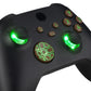 eXtremeRate Multi-Colors Luminated Buttons DTF V2 LED Kit for Xbox Series X & S Controller - Wood Grain