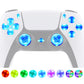 eXtremeRate Multi-Colors Luminated Buttons DTF V4 LED Kit for PS5 Controller BDM-030/040/050/060 - Clear