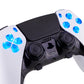 eXtremeRate Multi-Colors Luminated Buttons D&F LED Kit for PS5 Edge Controller - Transparent Clear Buttons