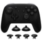 eXtremeRate Octagonal Gated Sticks Design Faceplate Shell with ThumbsGear Thumbsticks for Nintendo Switch 2 Pro Controller - Black