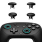 eXtremeRate Octagonal Gated Sticks Design Faceplate Shell with ThumbsGear Thumbsticks for Nintendo Switch 2 Pro Controller - Black
