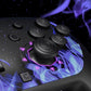 eXtremeRate Octagonal Gated Sticks Design Faceplate Shell with ThumbsGear Thumbsticks for Nintendo Switch 2 Pro Controller - Blue Flame