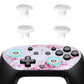 eXtremeRate Octagonal Gated Sticks Design Faceplate Shell with ThumbsGear Thumbsticks for Nintendo Switch 2 Pro Controller - Cherry Blossom Whisper
