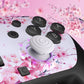 eXtremeRate Octagonal Gated Sticks Design Faceplate Shell with ThumbsGear Thumbsticks for Nintendo Switch 2 Pro Controller - Cherry Blossom Whisper