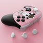 eXtremeRate Octagonal Gated Sticks Design Faceplate Shell with ThumbsGear Thumbsticks for Nintendo Switch 2 Pro Controller - Cherry Blossoms Kitten