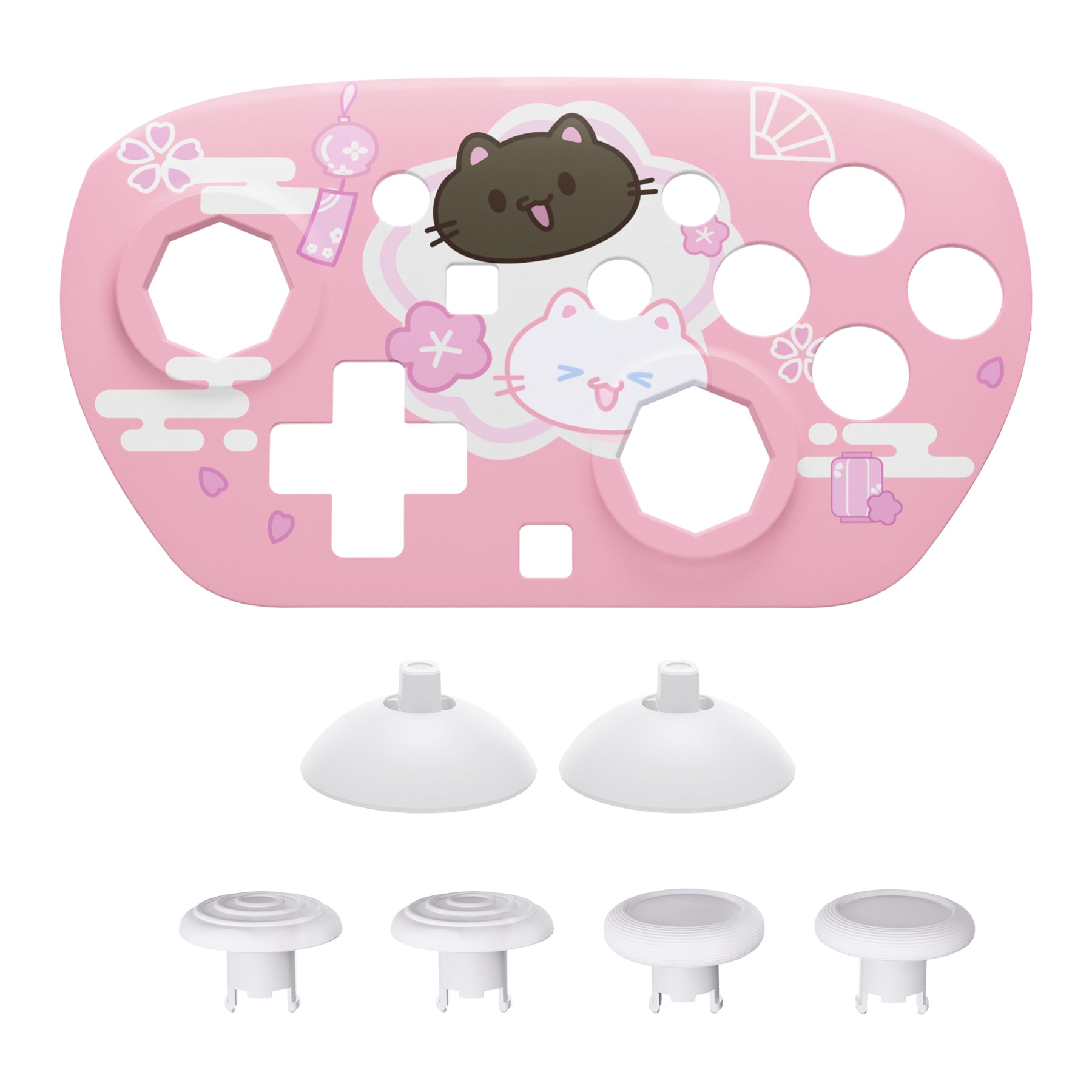 eXtremeRate Octagonal Gated Sticks Design Faceplate Shell with