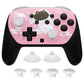 eXtremeRate Octagonal Gated Sticks Design Faceplate Shell with ThumbsGear Thumbsticks for Nintendo Switch 2 Pro Controller - Cherry Blossoms Kitten