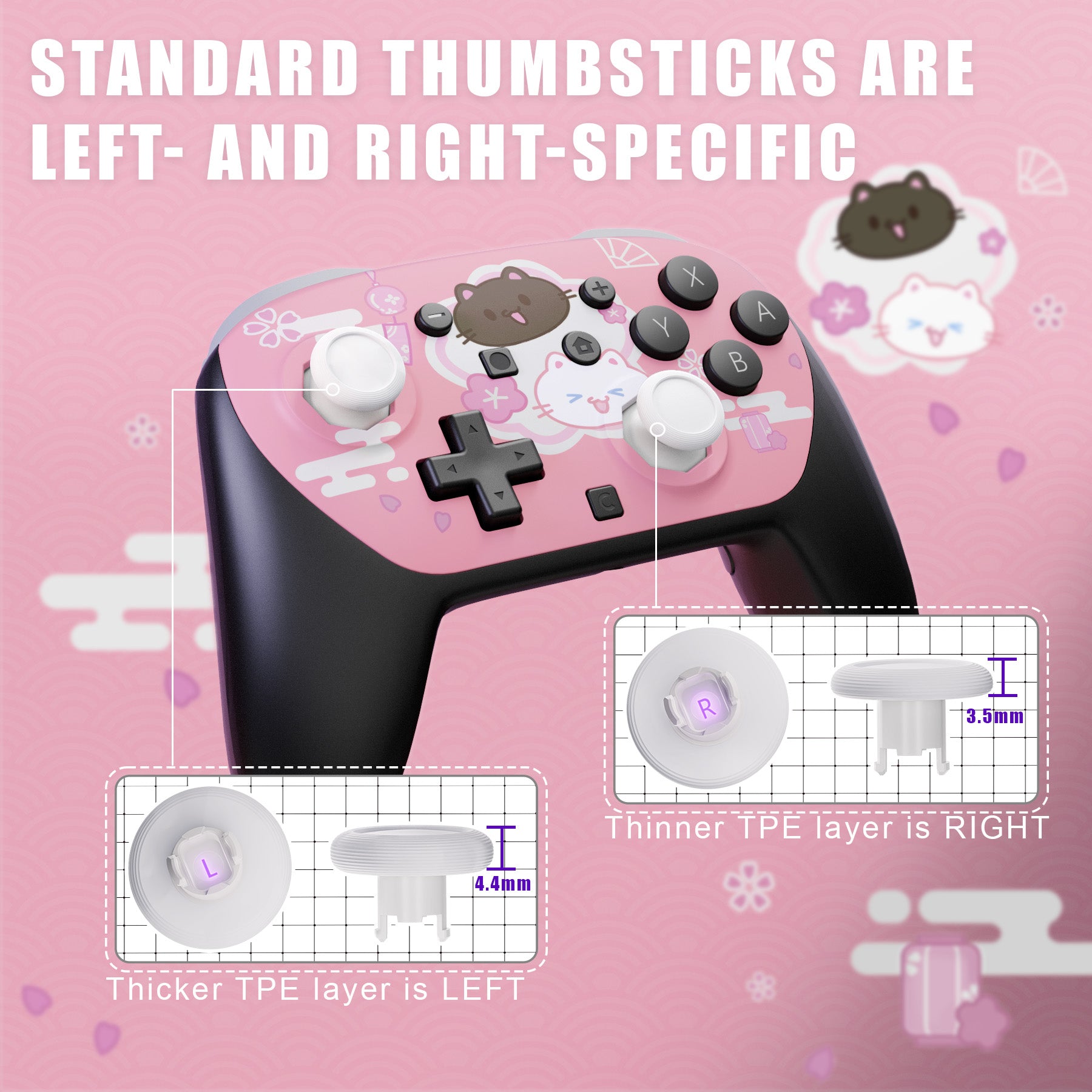 eXtremeRate Octagonal Gated Sticks Design Faceplate Shell with