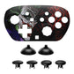 eXtremeRate Octagonal Gated Sticks Design Faceplate Shell with ThumbsGear Thumbsticks for Nintendo Switch 2 Pro Controller - Clown HAHAHA