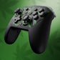 eXtremeRate Octagonal Gated Sticks Design Faceplate Shell with ThumbsGear Thumbsticks for Nintendo Switch 2 Pro Controller - Green Weeds
