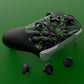 eXtremeRate Octagonal Gated Sticks Design Faceplate Shell with ThumbsGear Thumbsticks for Nintendo Switch 2 Pro Controller - Green Weeds