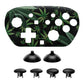 eXtremeRate Octagonal Gated Sticks Design Faceplate Shell with ThumbsGear Thumbsticks for Nintendo Switch 2 Pro Controller - Green Weeds