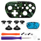 eXtremeRate Octagonal Gated Sticks Design Faceplate Shell with ThumbsGear Thumbsticks for Nintendo Switch 2 Pro Controller - Green Weeds