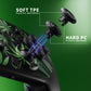 eXtremeRate Octagonal Gated Sticks Design Faceplate Shell with ThumbsGear Thumbsticks for Nintendo Switch 2 Pro Controller - Green Weeds