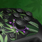 eXtremeRate Octagonal Gated Sticks Design Faceplate Shell with ThumbsGear Thumbsticks for Nintendo Switch 2 Pro Controller - Green Weeds