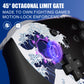 eXtremeRate Octagonal Gated Sticks Design Faceplate Shell with ThumbsGear Thumbsticks for Nintendo Switch 2 Pro Controller - The Great Wave Off Kanagawa
