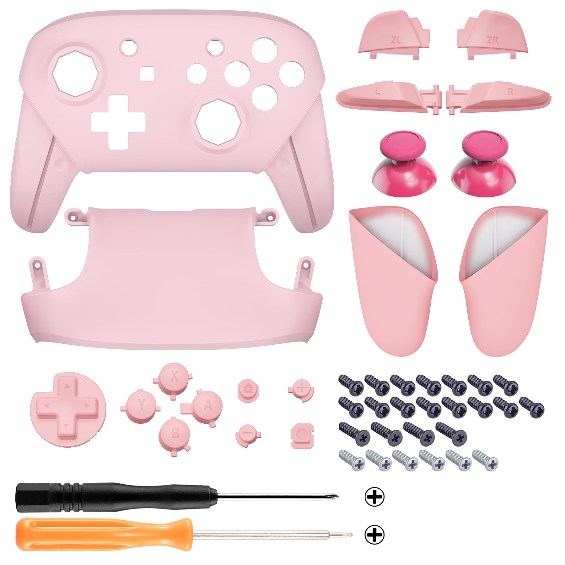 eXtremeRate Octagonal Gated Sticks Design Replacement Full Set