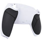 eXtremeRate Performance Grip Replacement Back Housing Bottom Shell for PS5 Controller BDM-010/020/030/040/050/060 - Rubberized Black White