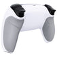 eXtremeRate Performance Grip Replacement Back Housing Bottom Shell for PS5 Controller BDM-010/020/030/040/050/060 - Rubberized White