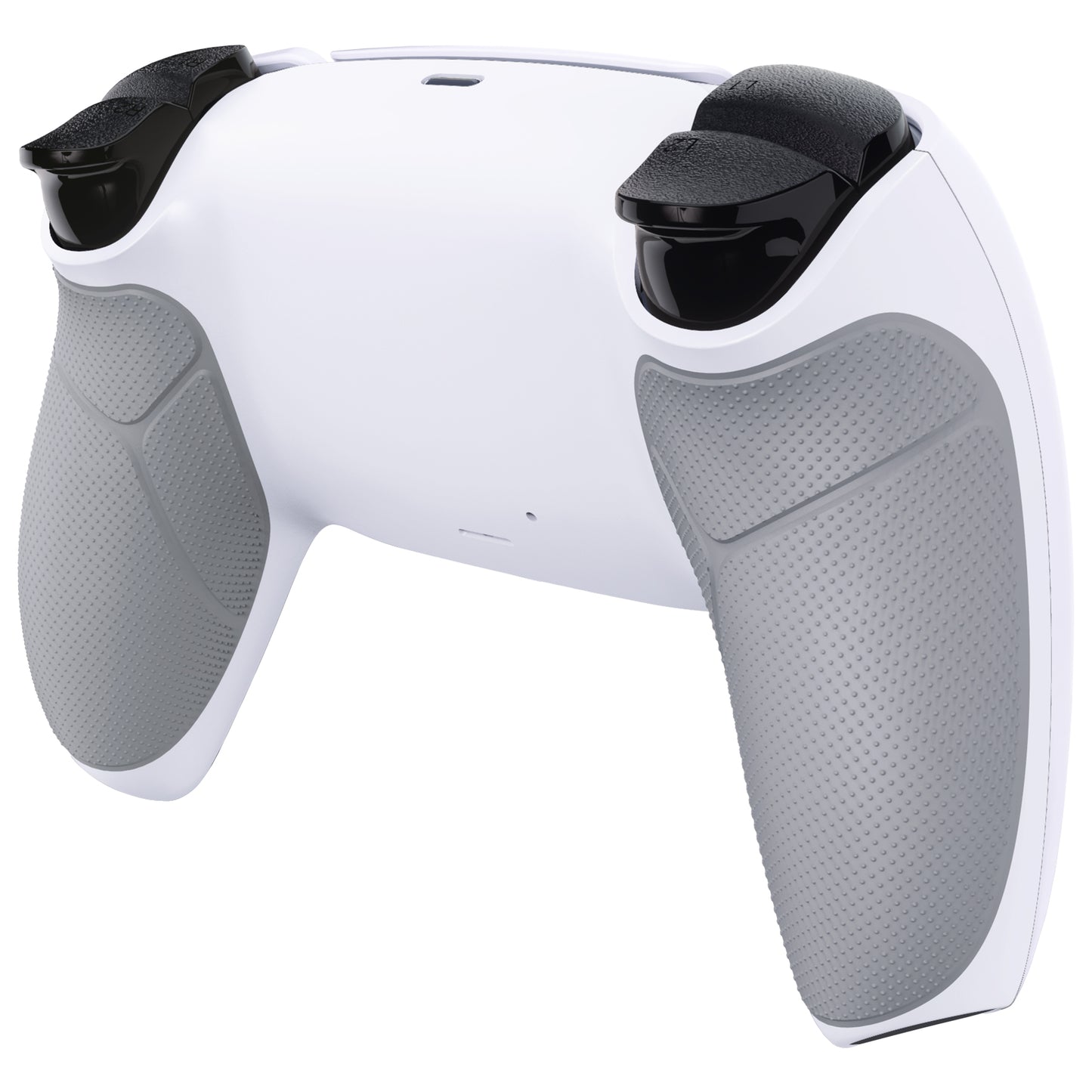 eXtremeRate Performance Grip Replacement Back Housing Bottom Shell for PS5 Controller BDM-010/020/030/040/050/060 - Rubberized White