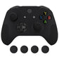 eXtremeRate Protective Anti-Slip Silicone Case with Thumb Grips Caps for Xbox One X & S Controller - Black eXtremeRate