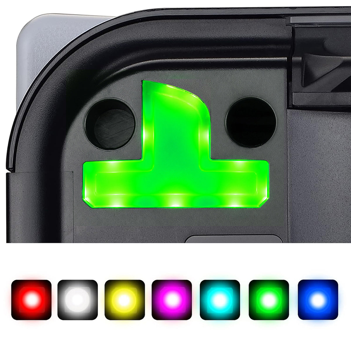 eXtremeRate RGB Logo LED Kit for PS5 Disc & Digital Console - 7 Colors 24 Effects