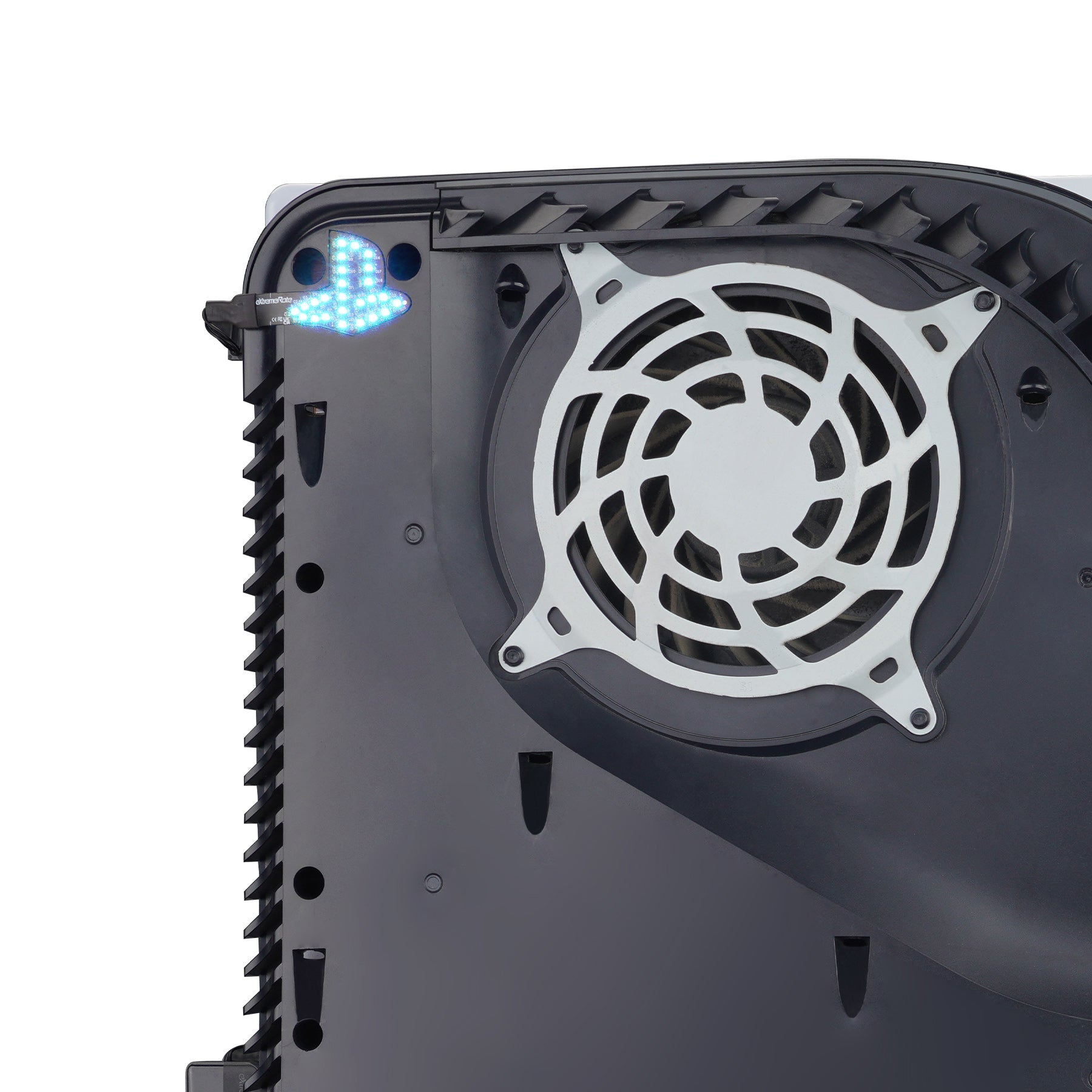 eXtremeRate RGB RAINBOW Logo LED Kit for PS5 Disc & Digital Edition Console (2020 CFI-1 Series) - 7 Colors 40 Effects eXtremeRate