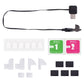 eXtremeRate RGB RAINBOW Logo LED Kit for PS5 Slim/Pro Disc & Digital Console - 7 Colors 40 Effects