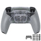 eXtremeRate RISE4 Plus MAX Back Paddles Kit with Clicky Trigger Stops & Rubberized Grip for PS5 Controller BDM-030/040/050/060 - Clear & Gray